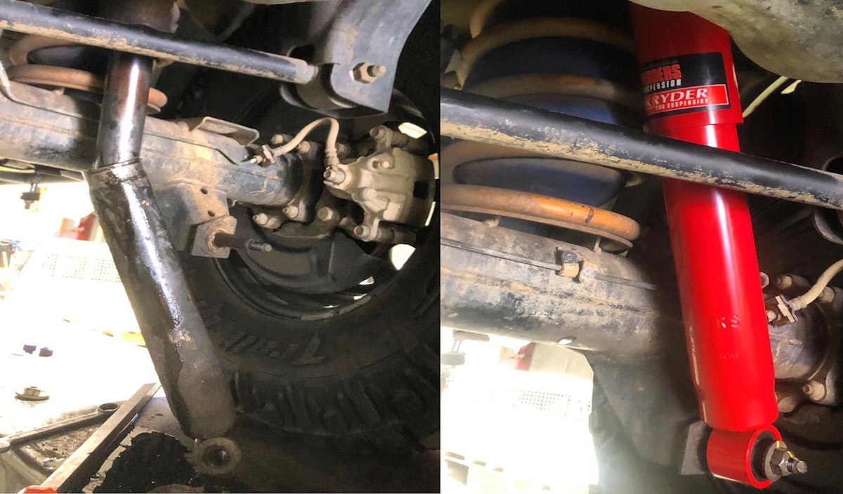 Don't fit inferior shocks to your vehicle.